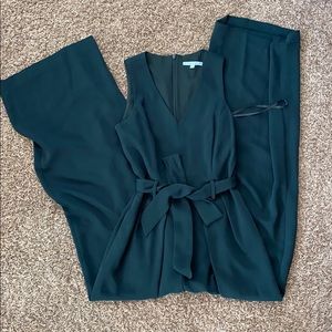 Gorgeous green tie waist Antonio Melani jumpsuit